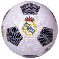 Мяч футбольный клубный "Real Madrid", машинная сшивка (бело/черный) E41659-1