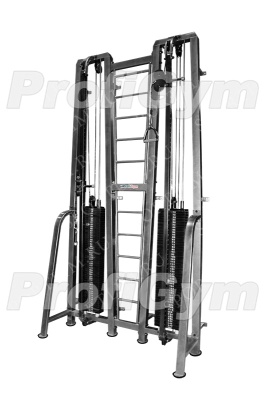 Тренажер стойка блочная двойная, вес грузов 2*250 кг ProfiGym ТГ-0396
